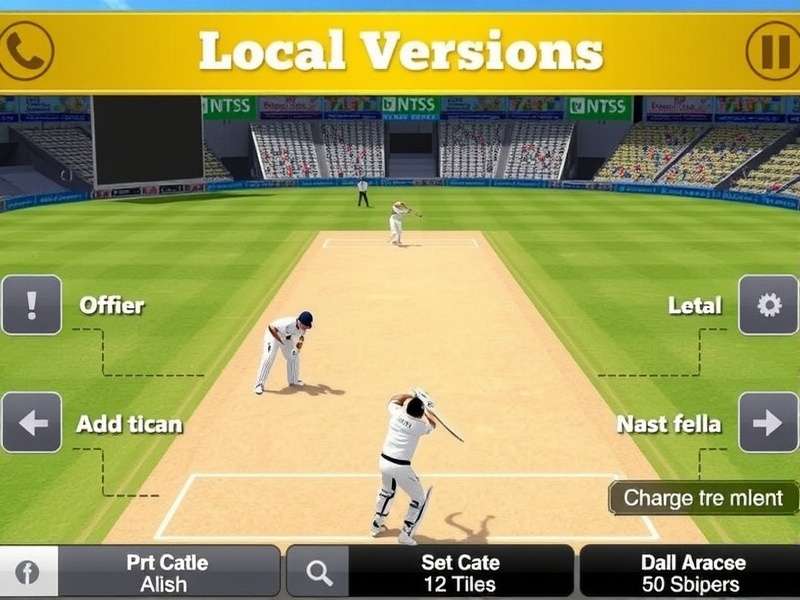 Indian Cricket Champion Gameplay Screenshot